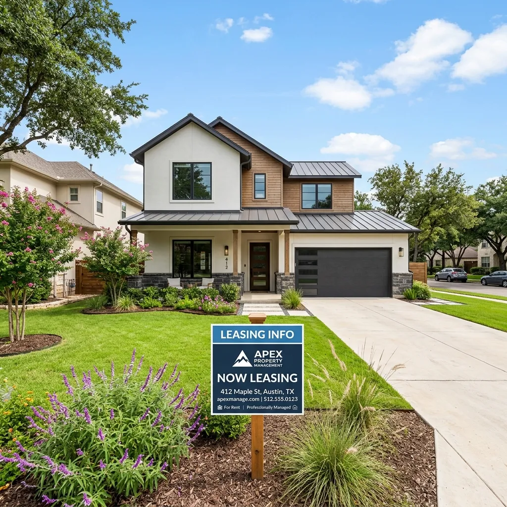 Modern investment rental property